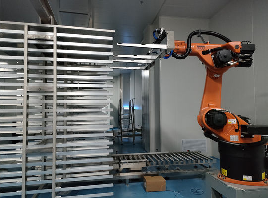 دستگاه های پالتیزاسیون سلول KUKA KR60 کارخانه رباتیک شش محور